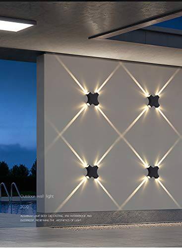 Starshine Glow Waterproof Outdoor Wall Light