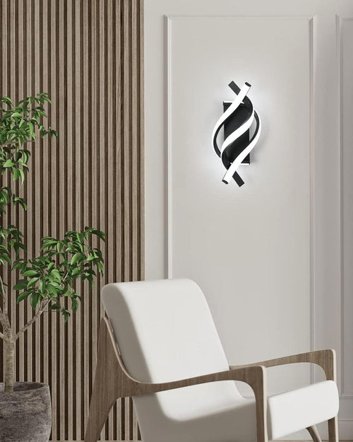Sprial Strip LED Wall Light