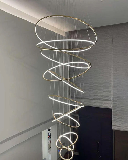 11 Rings LED Chandelier
