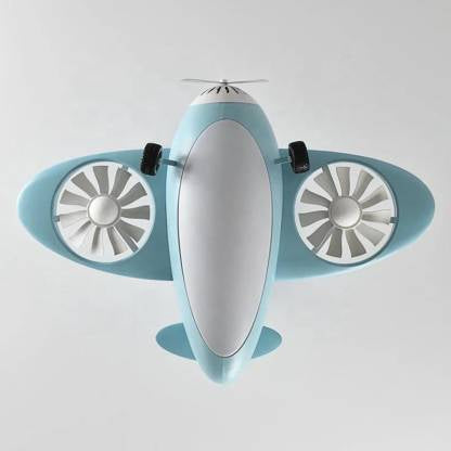 Kid's room Aircraft fan light Chandelier (Blue)