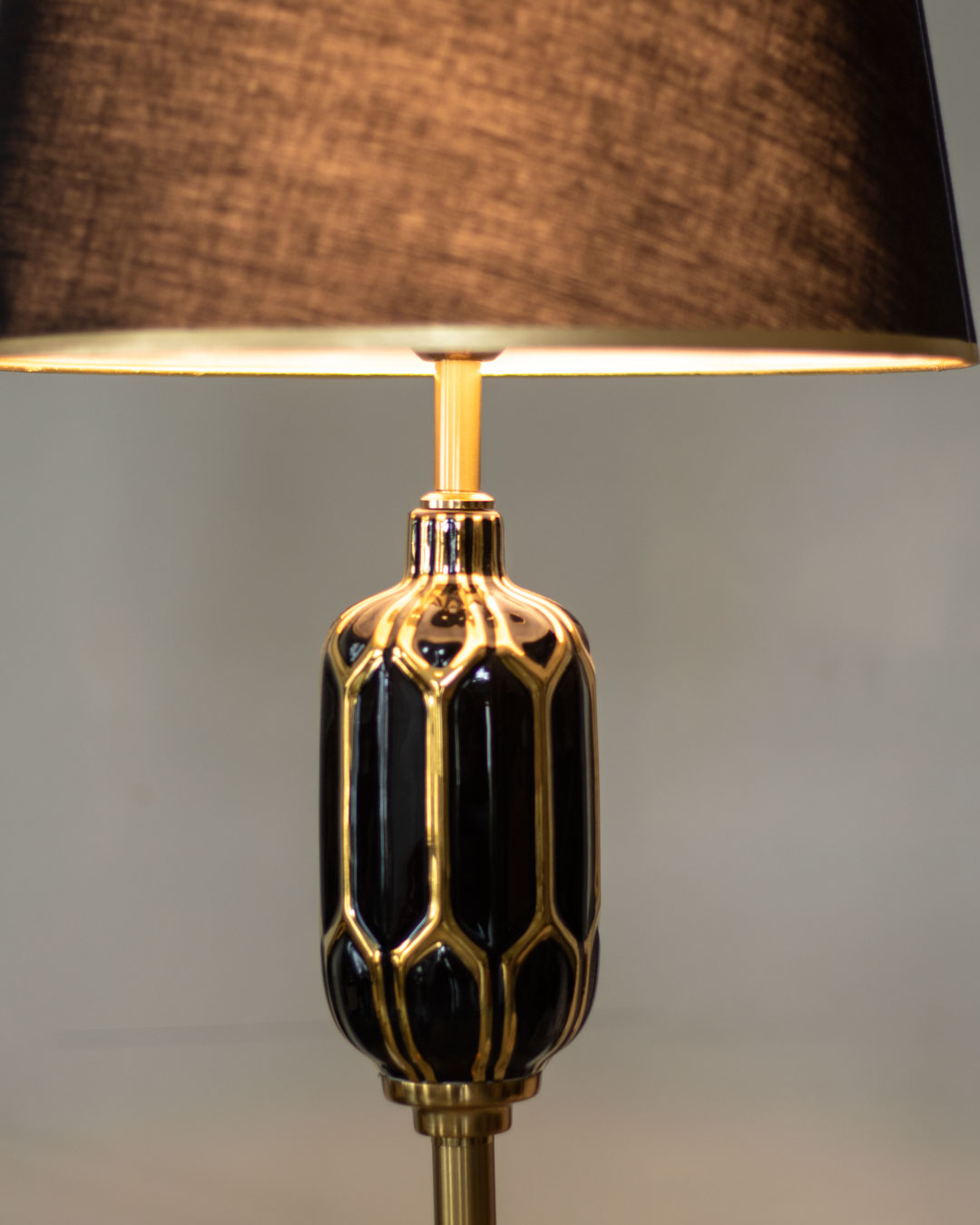 Asteria Ceramic Floor Lamp - Black