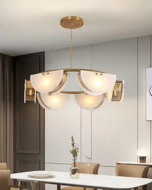 Luxury Marbel Interior Chandelier - 6L