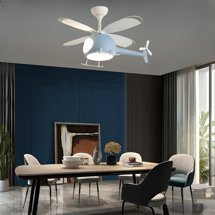 Creative Helicopter LED Ceiling Fan