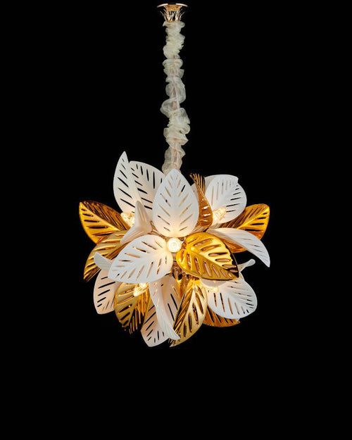 Leaf Cluster Chandelier - 12 Bulbs