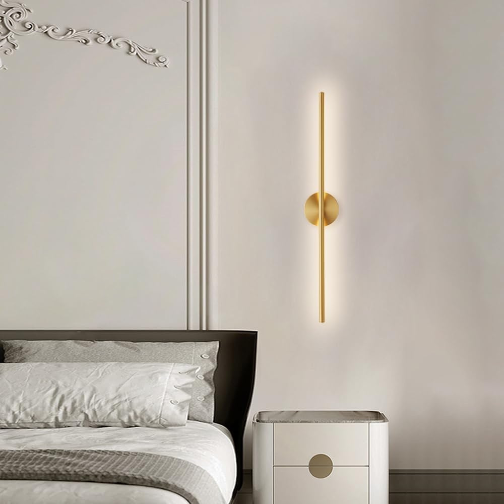 1200 MM Copper Long Strip Wall Light Ultra Thin Linear Wall Light