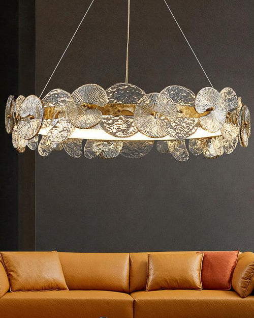 Radiant Blossom Crystal LED Chandelier - 600MM