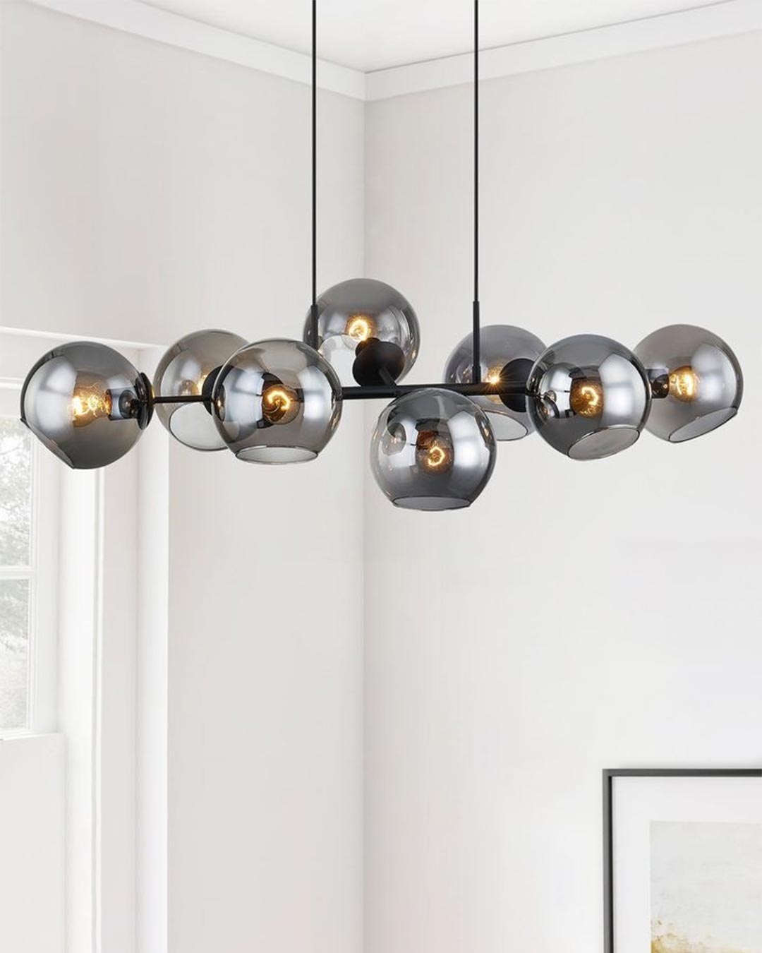 Shimmering Orb Bunch Chandelier