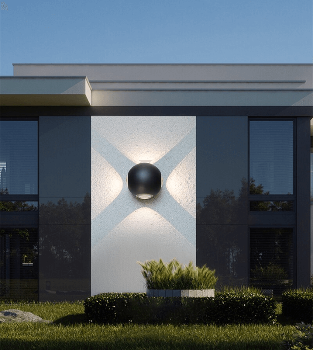 Spherical Facade LED Wall Light