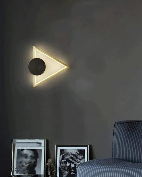 Geometric Glow LED Wall Light