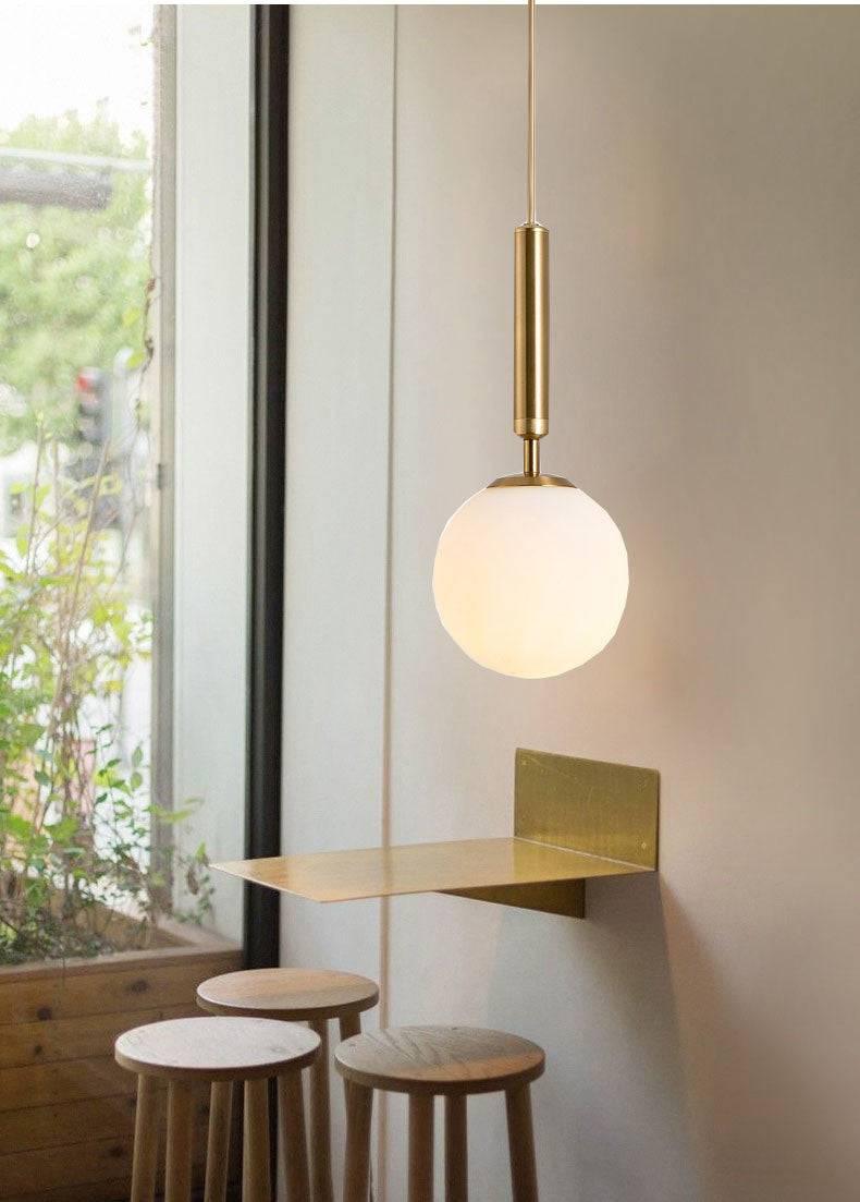 Led Gold Ball Pendant Lamp