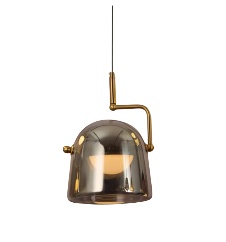 Black Glass Metal Pendant Lamp