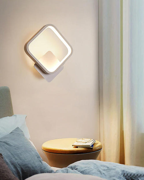 Luminaire Square LED Wall Light - White