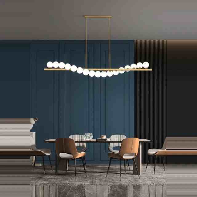 Golden Silver Black White Pendant Light