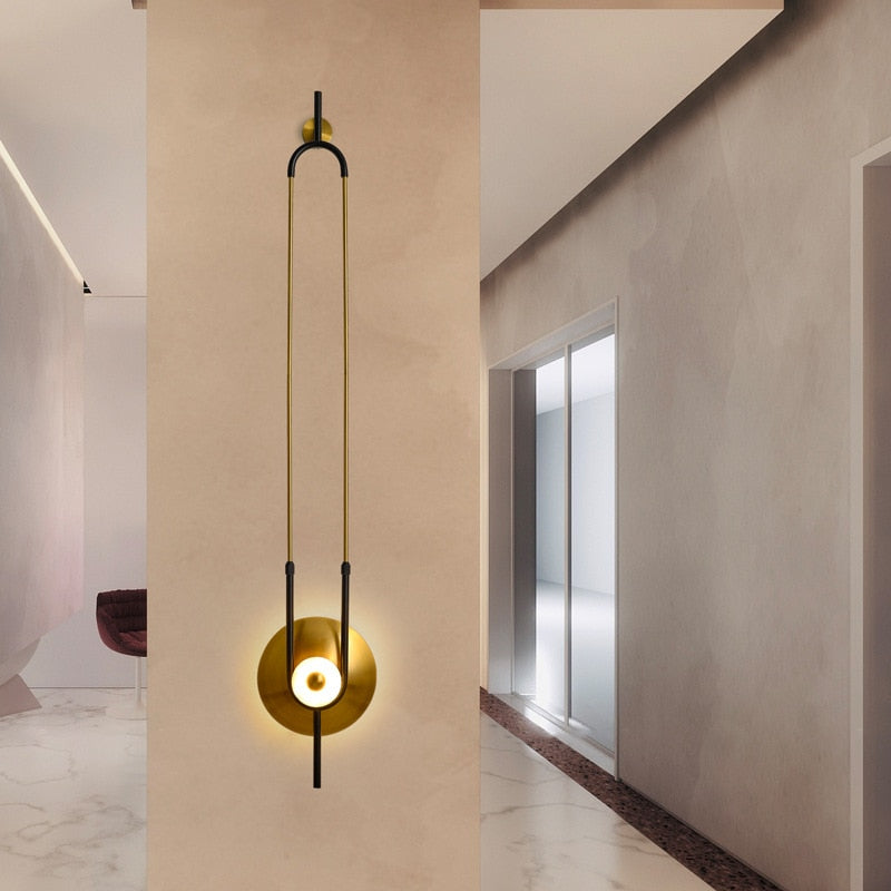 Eclectic Embers (Gold) Wall Light