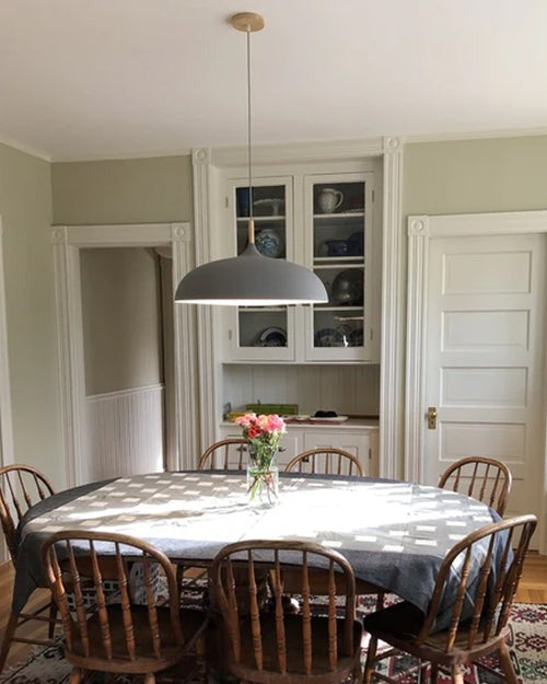 Industrial Hanging Pendant Light - Grey