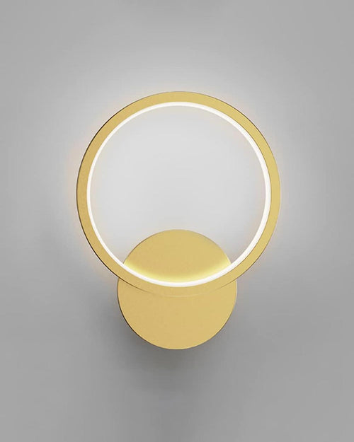 Luminaire Round LED Wall Light - Gold