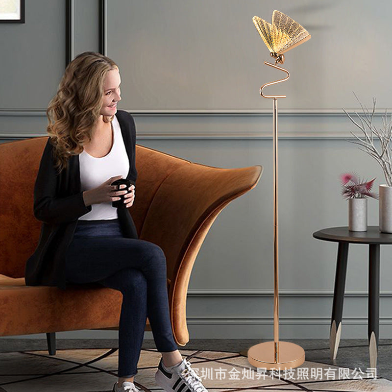 Girl Butterfly Neutral Light Lamp