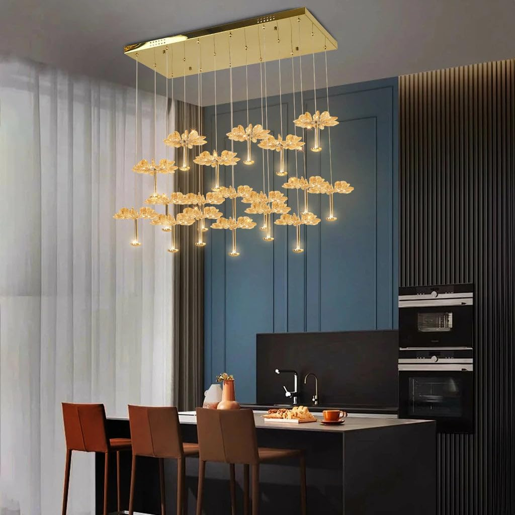 Modern Sunburst Crystal Dinning Chandelier