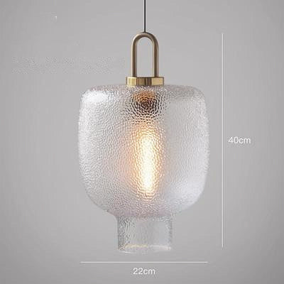 Pot Pendant Light Glass