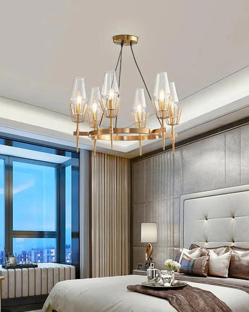 Regal Aura Round Chandelier