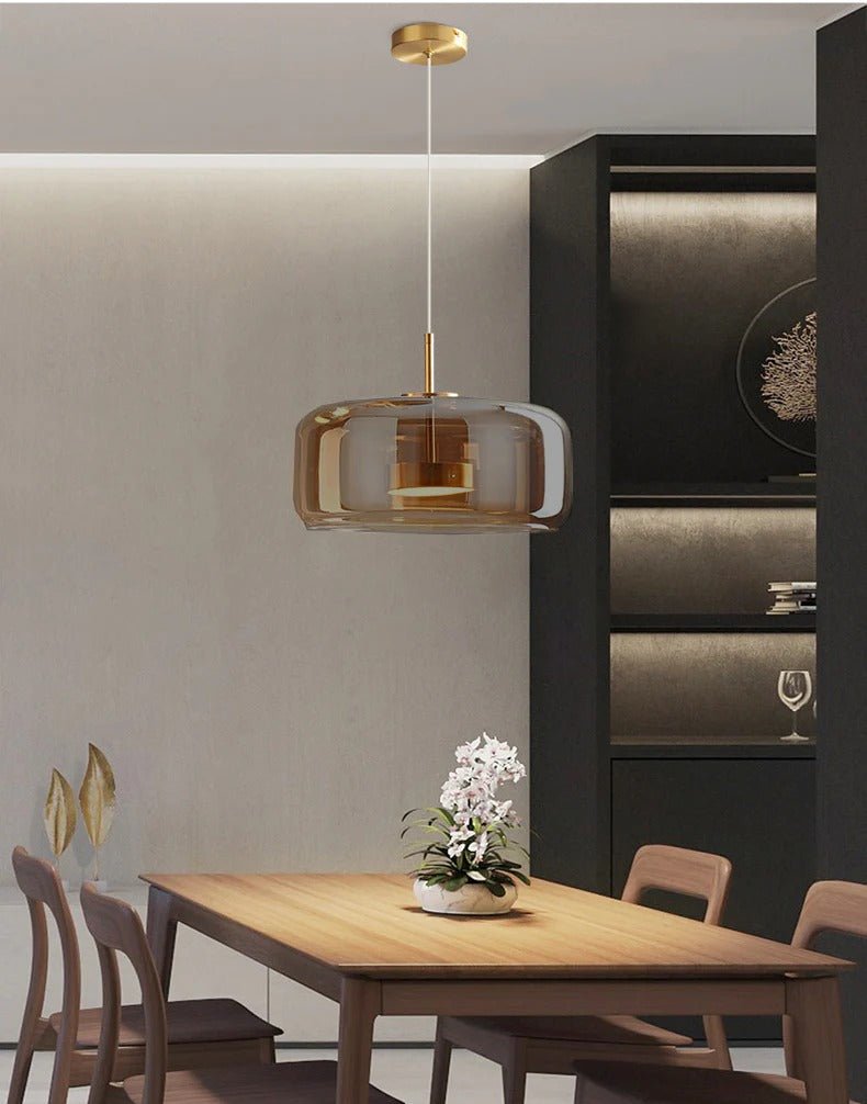 Adam and Eve - Believe Gold Pendant Light