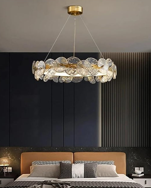 Radiant Blossom Crystal LED Chandelier - 400MM