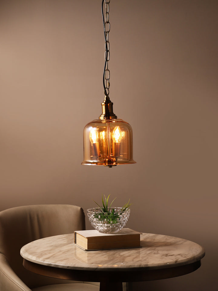 Amber Pendant Light