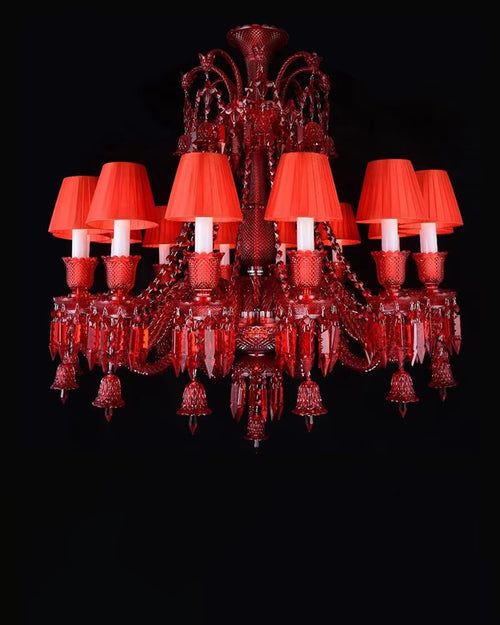 Baccarat's Grace (Red, 12 Lights) Chandelier