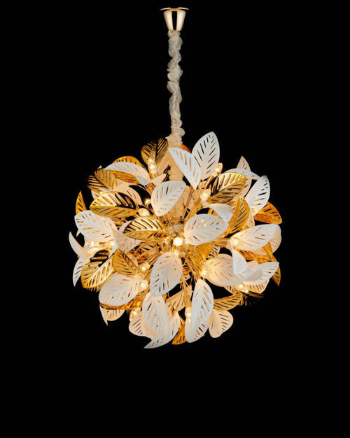 Leaf Cluster Chandelier - 40 Bulbs