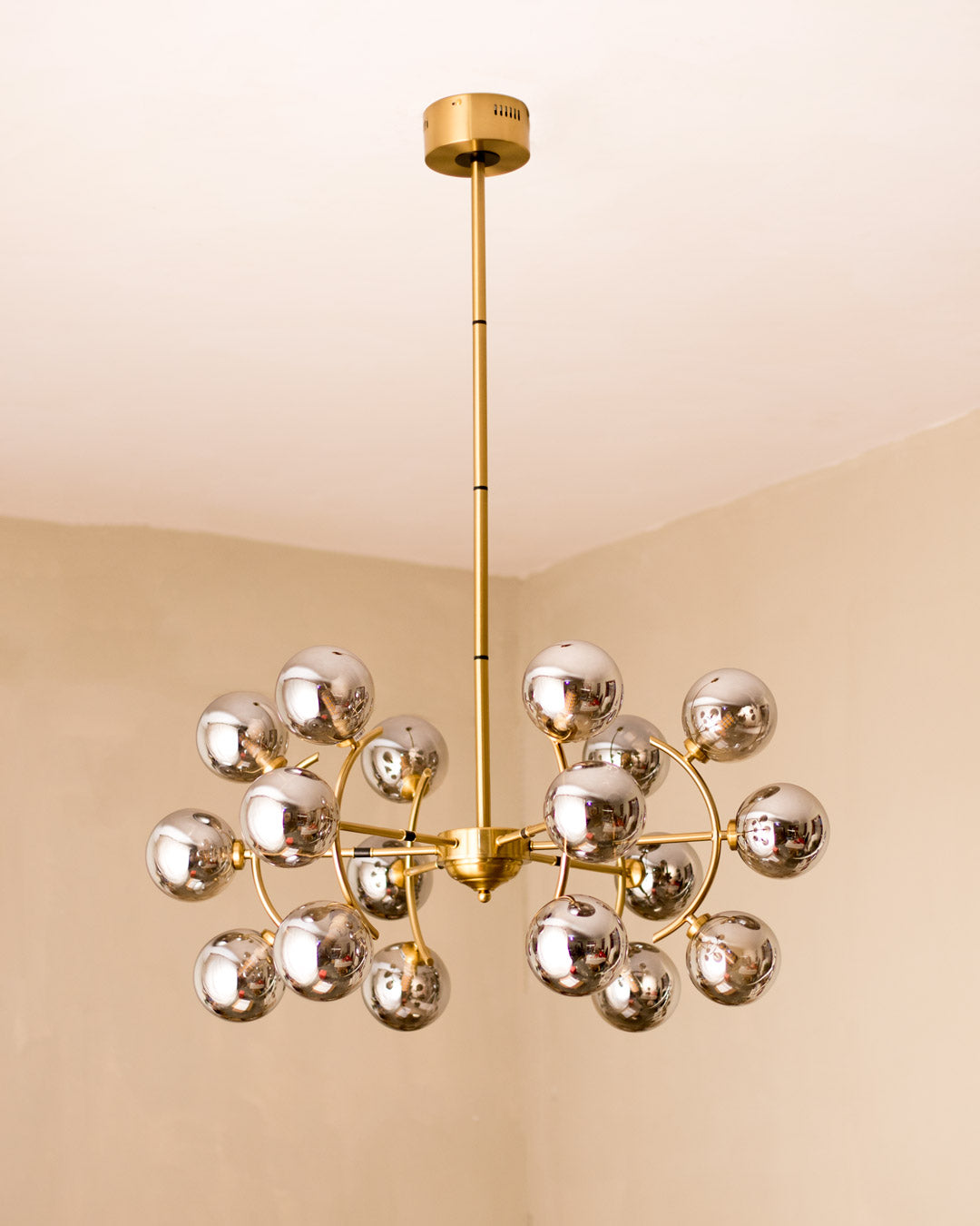 Grandeur Smoke Glass Chandelier