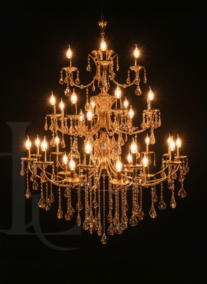 Candlelit Nights (Gold) Chandelier