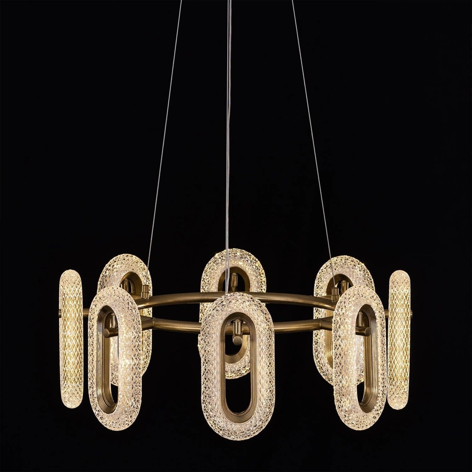 Crystalline Orbit Chandelier