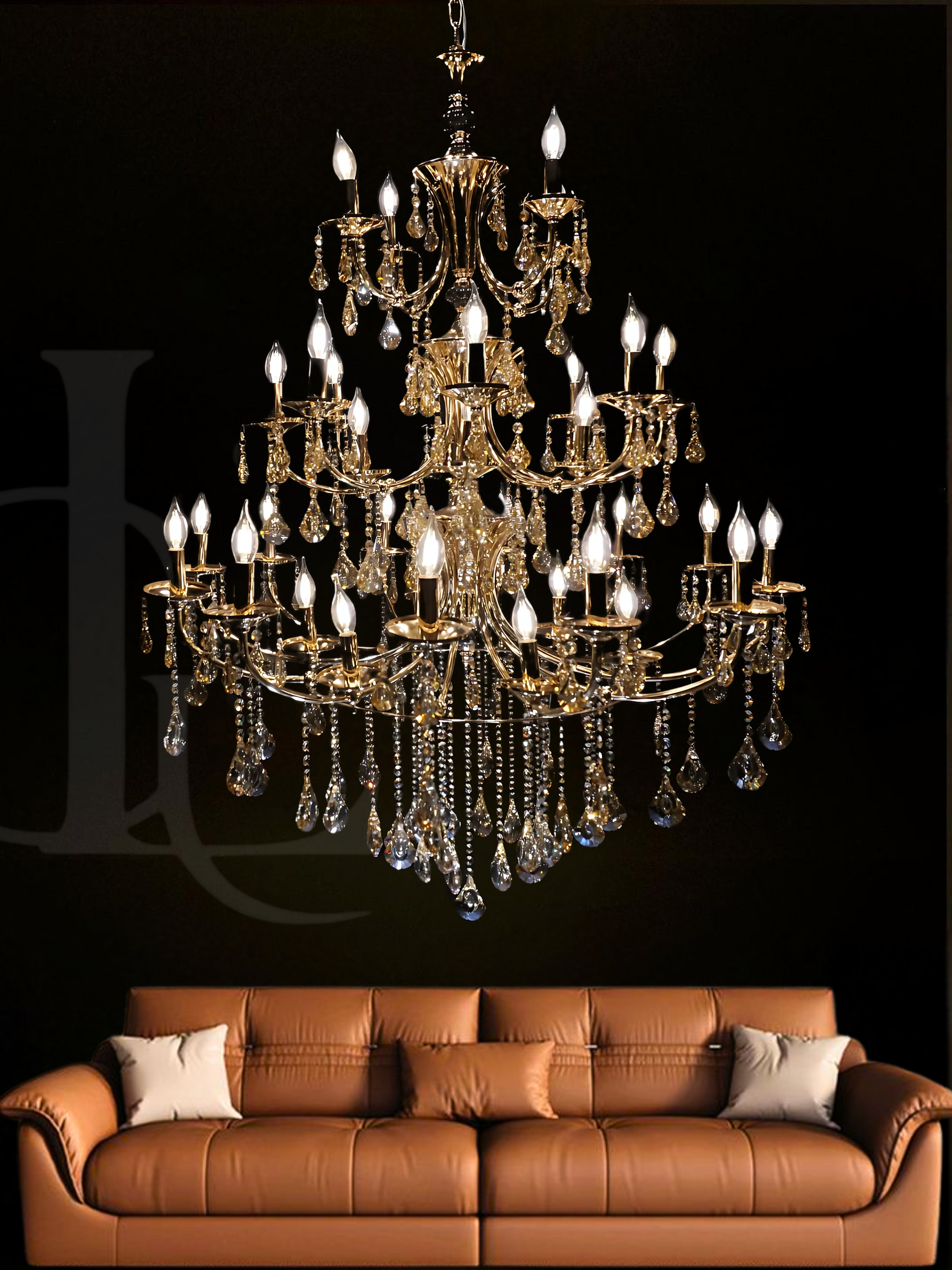 Candlelit Nights (Gold) Chandelier