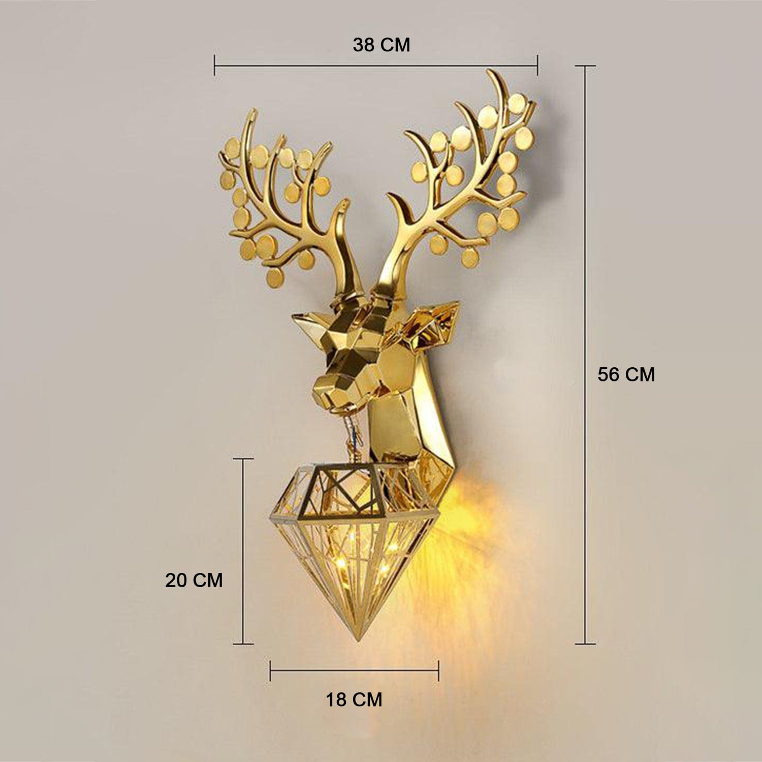 Dominant Stag 2.0 Wall Light/Sconce Fixture