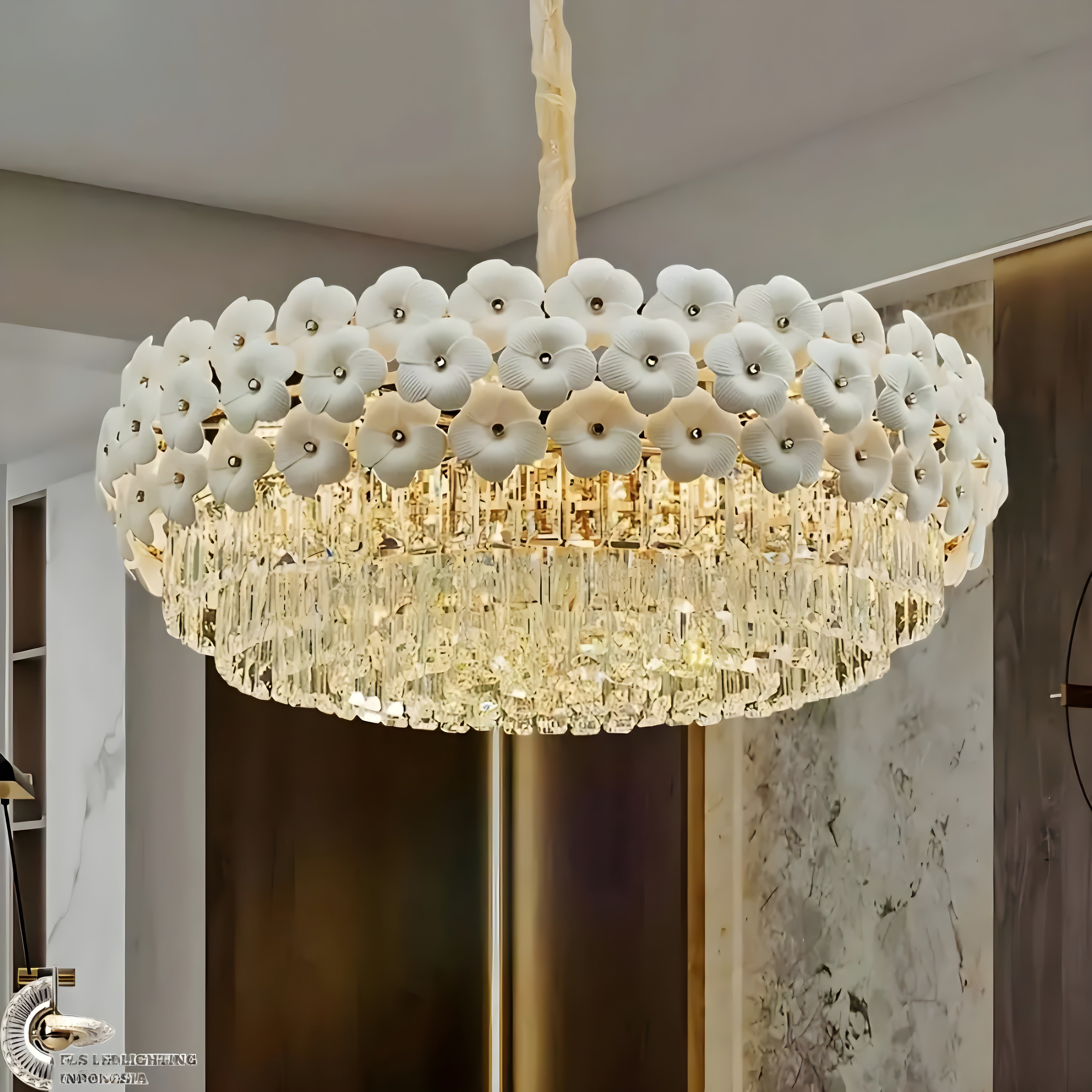 Orchid Bliss (White) Chandelier