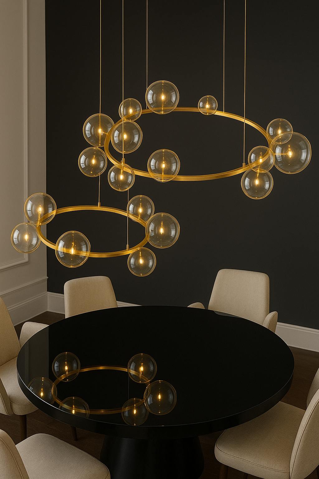 Summer Eve (Glass, Combo) Chandelier