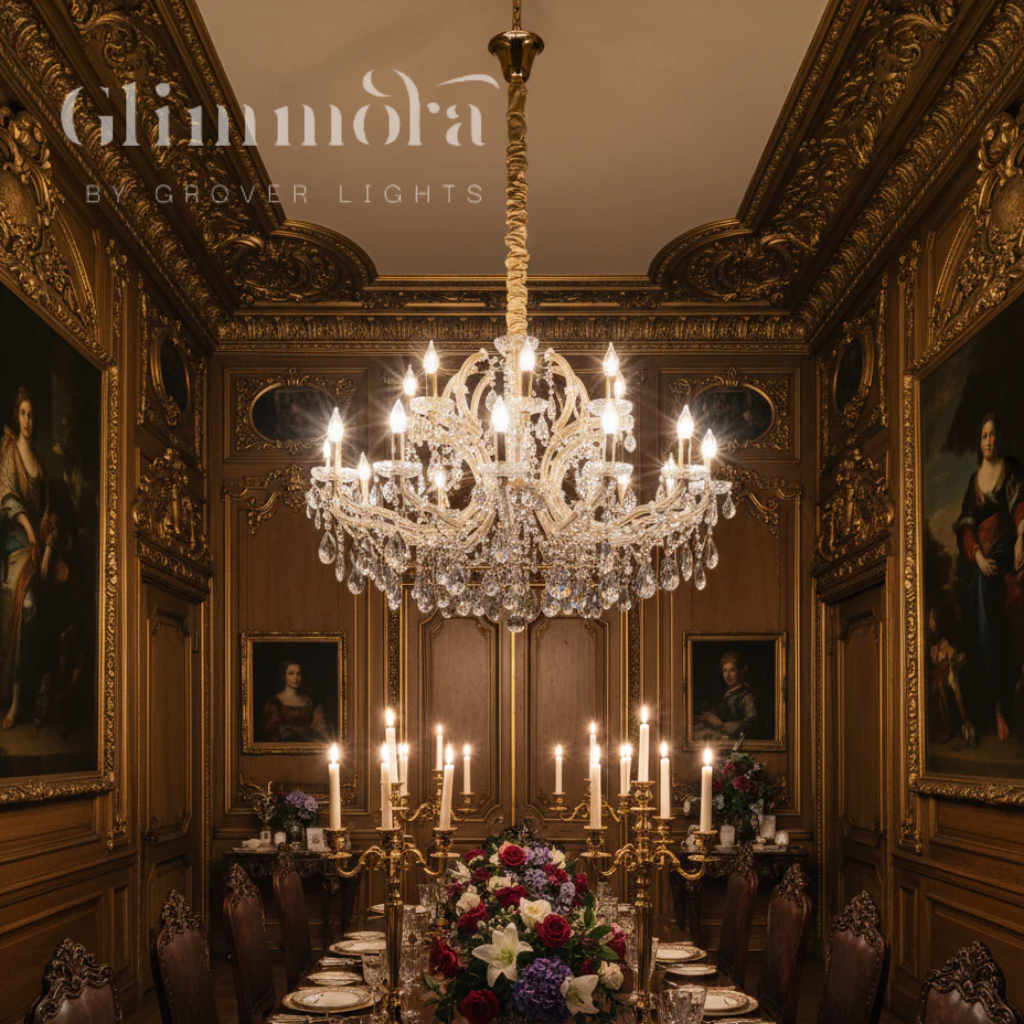 Stanza of Candles (Gold, 24‑Arm)