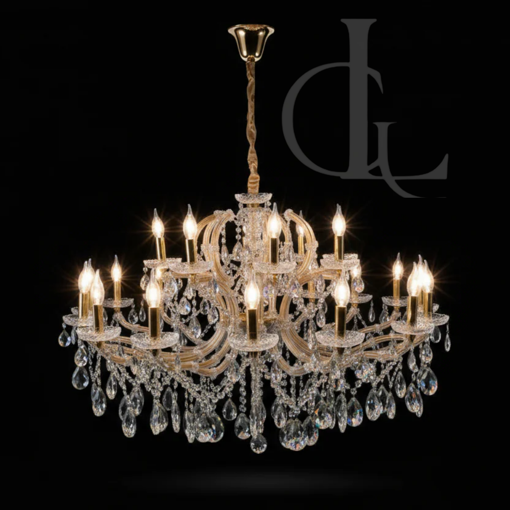 Stanza of Candles (Gold, 24‑Arm)