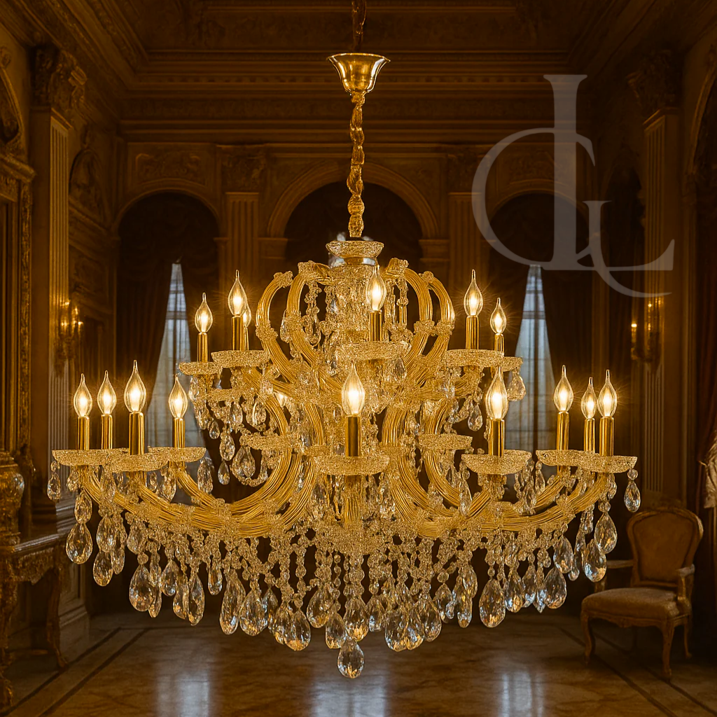 Stanza of Candles (Gold, 24‑Arm)