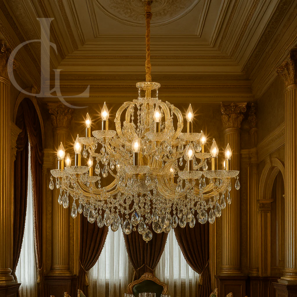 Stanza of Candles (Gold, 24‑Arm)