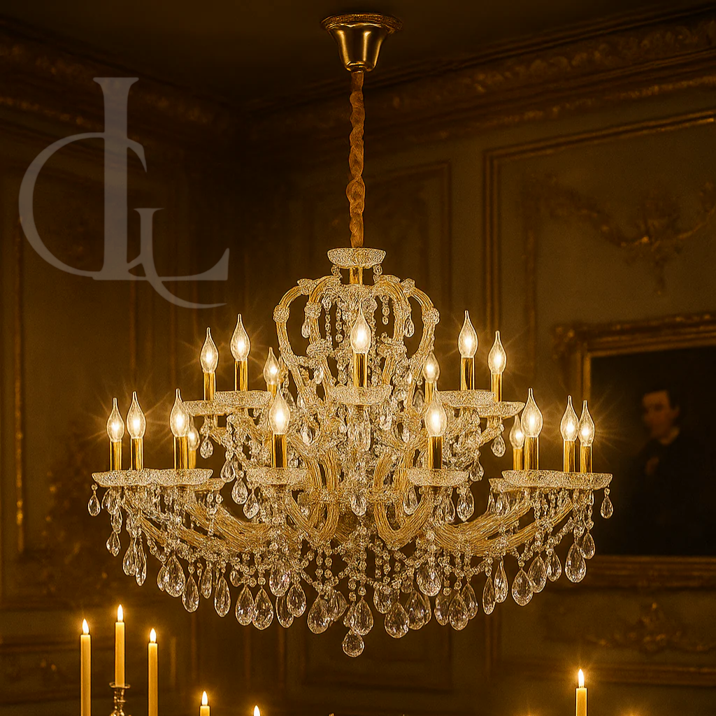 Stanza of Candles (Gold, 24‑Arm)