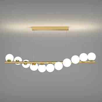 Golden Silver Black White Pendant Light