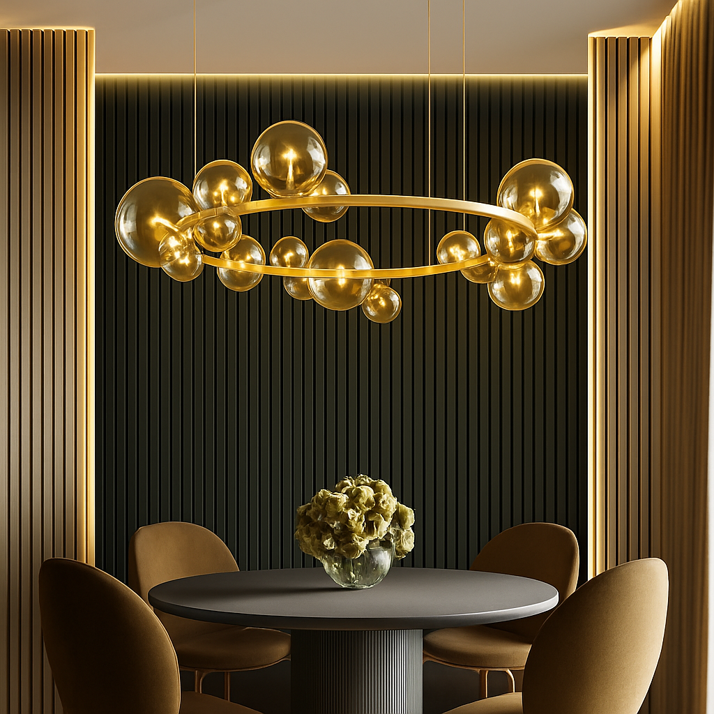 Summer Eve (Glass, Combo) Chandelier