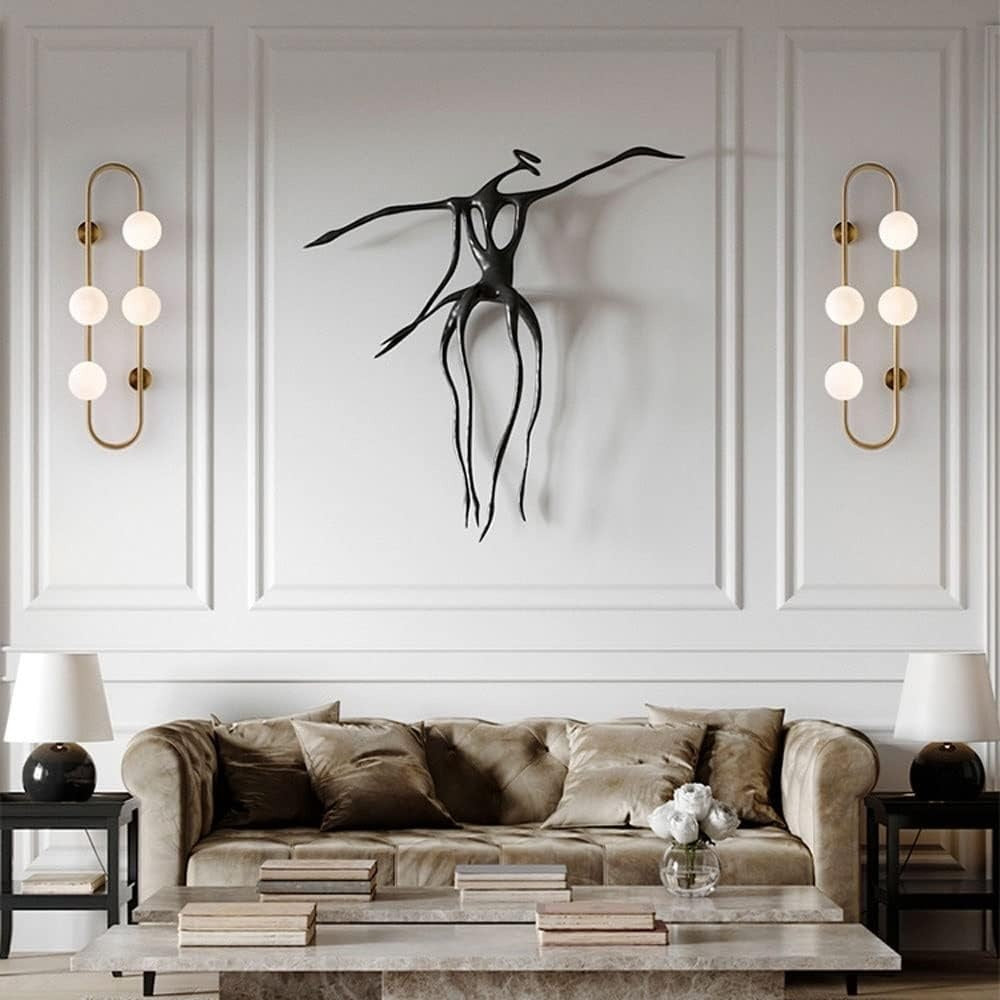 Led Wall Lamp Glass Globe Shade Sconce Wall