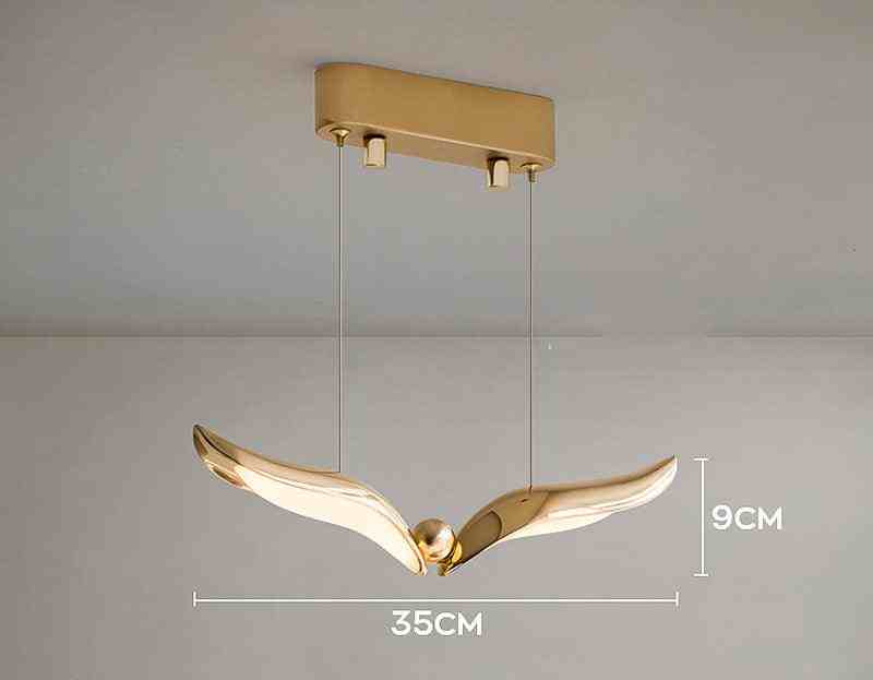 New Led Gold Hanging Pendant Light