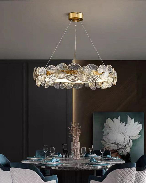 Radiant Blossom Crystal LED Chandelier - 600MM