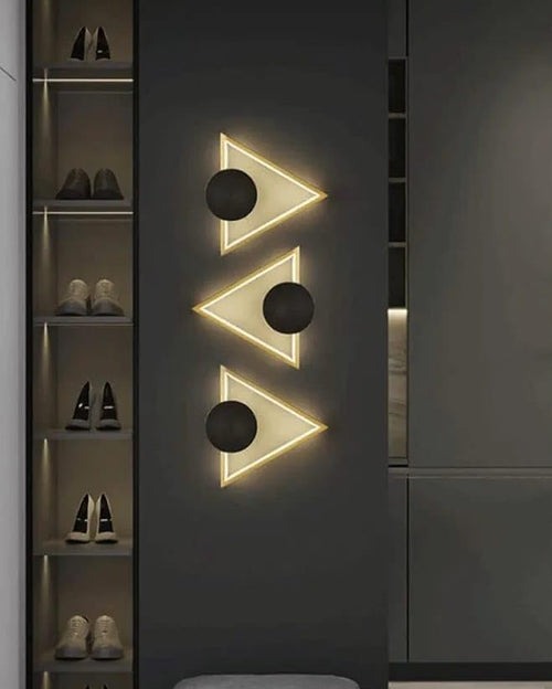 Geometric Glow LED Wall Light