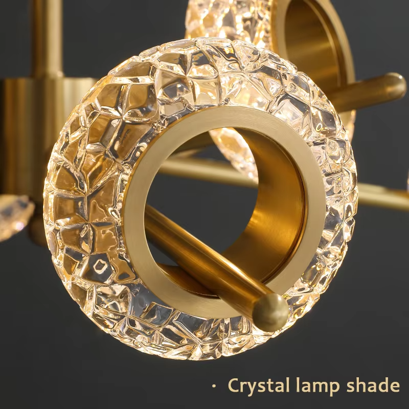 Luxury Led Wristband Crack Crystal Chandelier