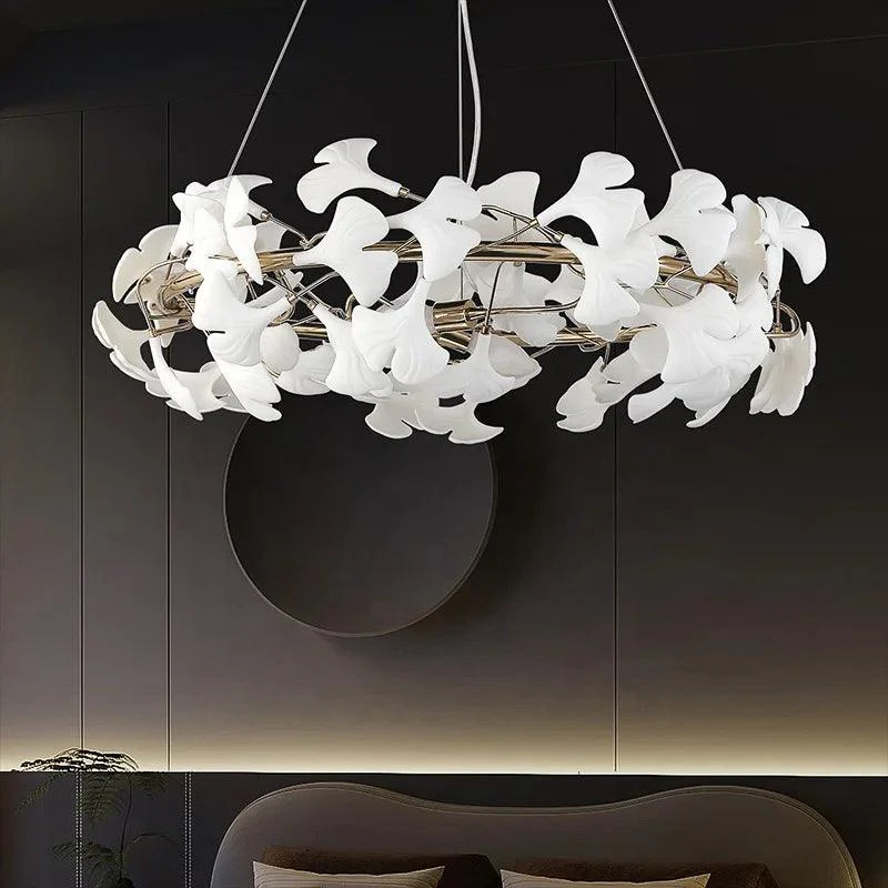 600 Mm Crystal Gold Metal Chandelier Hanging Lamp