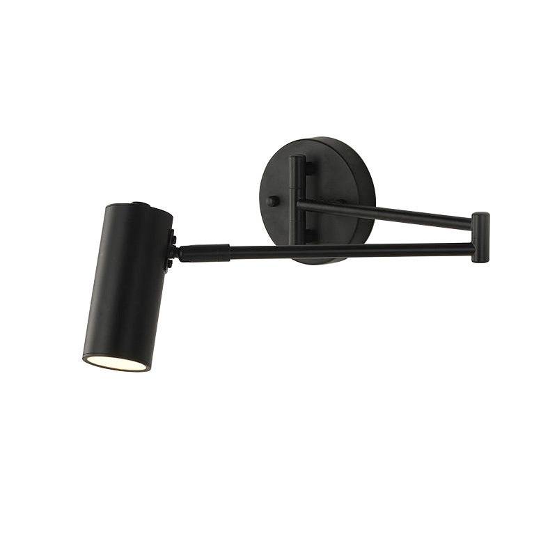 Modern LED Black Long Arm Adjustable Wall Light